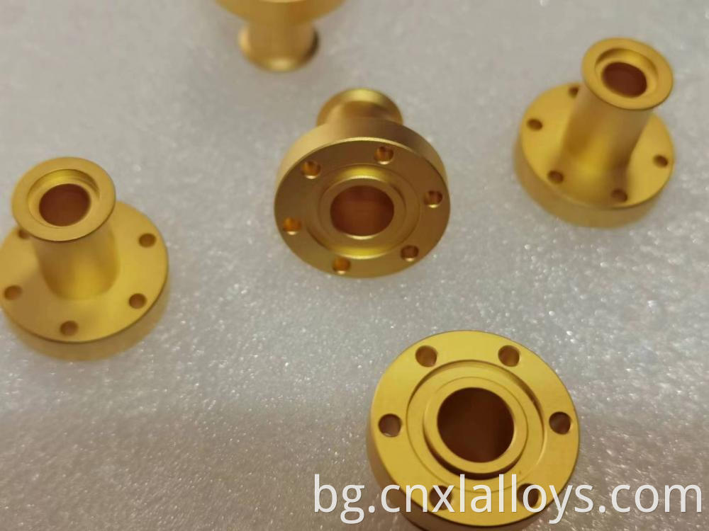 W Cu Alloy Gold Plated Parts25